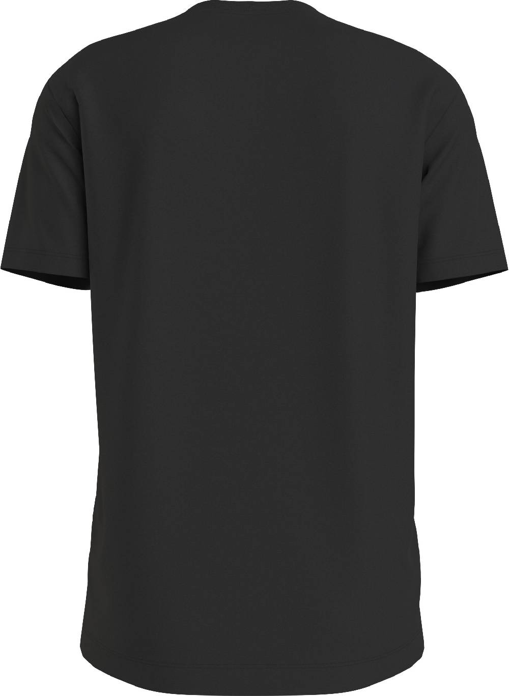 CALVIN KLEIN  T-shirt da Uomo Calvin Klein Nera in Cotone con Collo Rotondo Italia