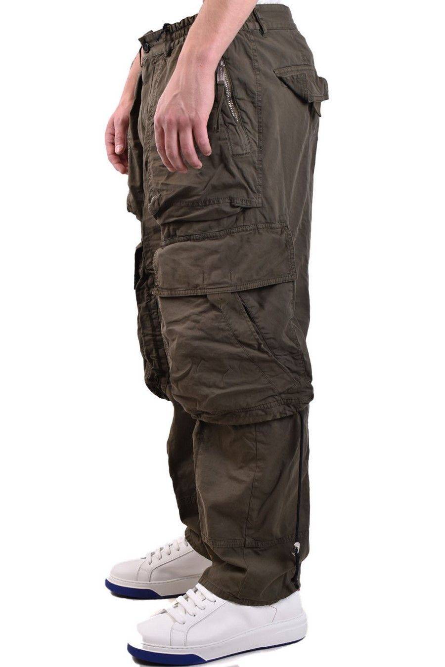 DSQUARED2  Pantaloni Verdi Elasticizzati da Uomo DSQUARED2 2025