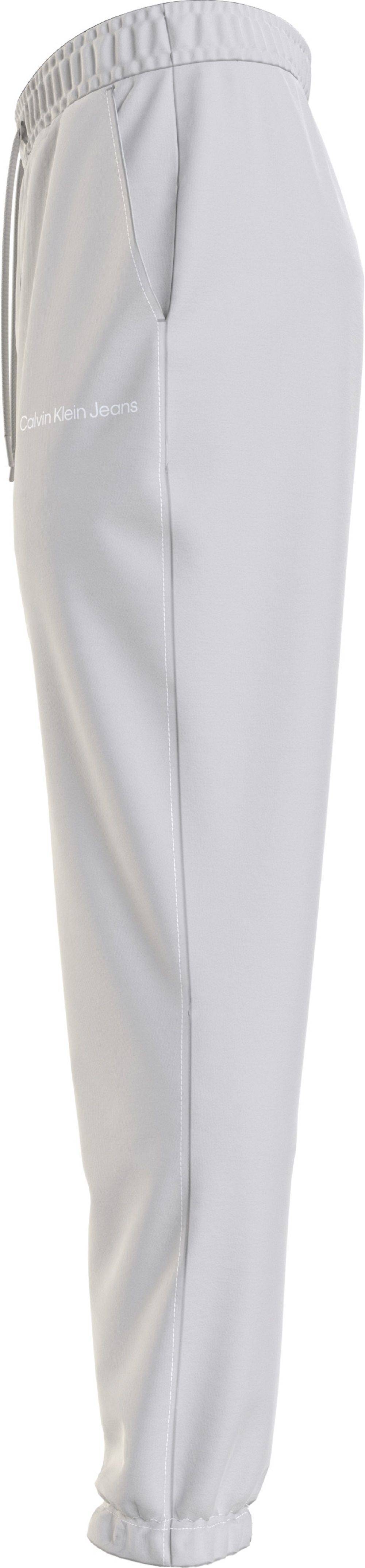 CALVIN KLEIN  Pantaloni Uomo Grigi in Cotone Calvin Klein Nuovo