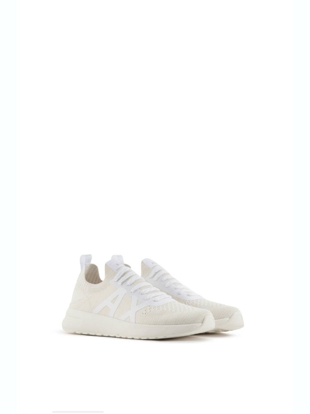 ARMANI EXCHANGE  Sneakers Bianche in Pelle da Uomo Armani Exchange Pezzi Unici