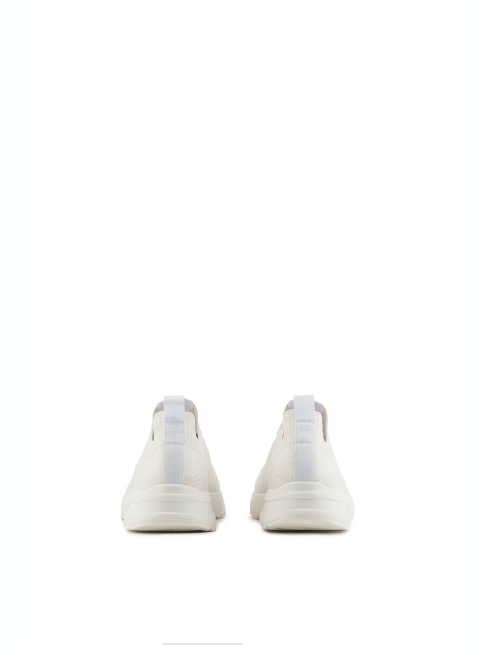 ARMANI EXCHANGE  Sneakers Bianche in Pelle da Uomo Armani Exchange Pezzi Unici