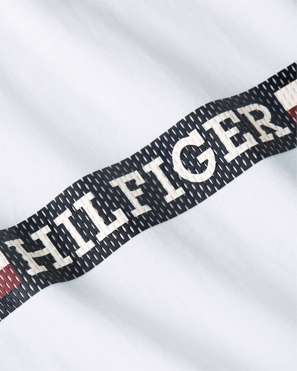 TOMMY HILFIGER  T-Shirt da Uomo Tommy Hilfiger in Cotone Bianco Convenienza