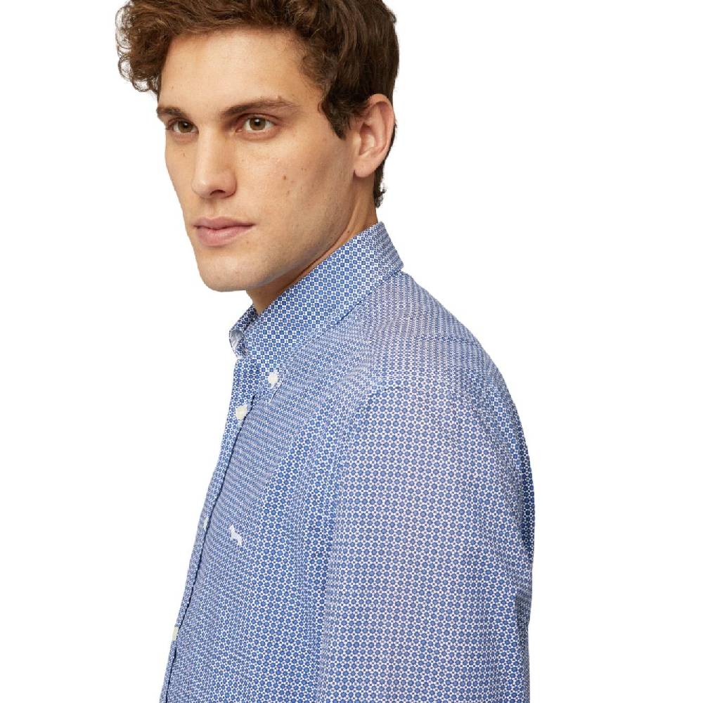 HARMONT & BLAINE  Camicia Uomo Harmont & Blaine Cotone Blu China Presa
