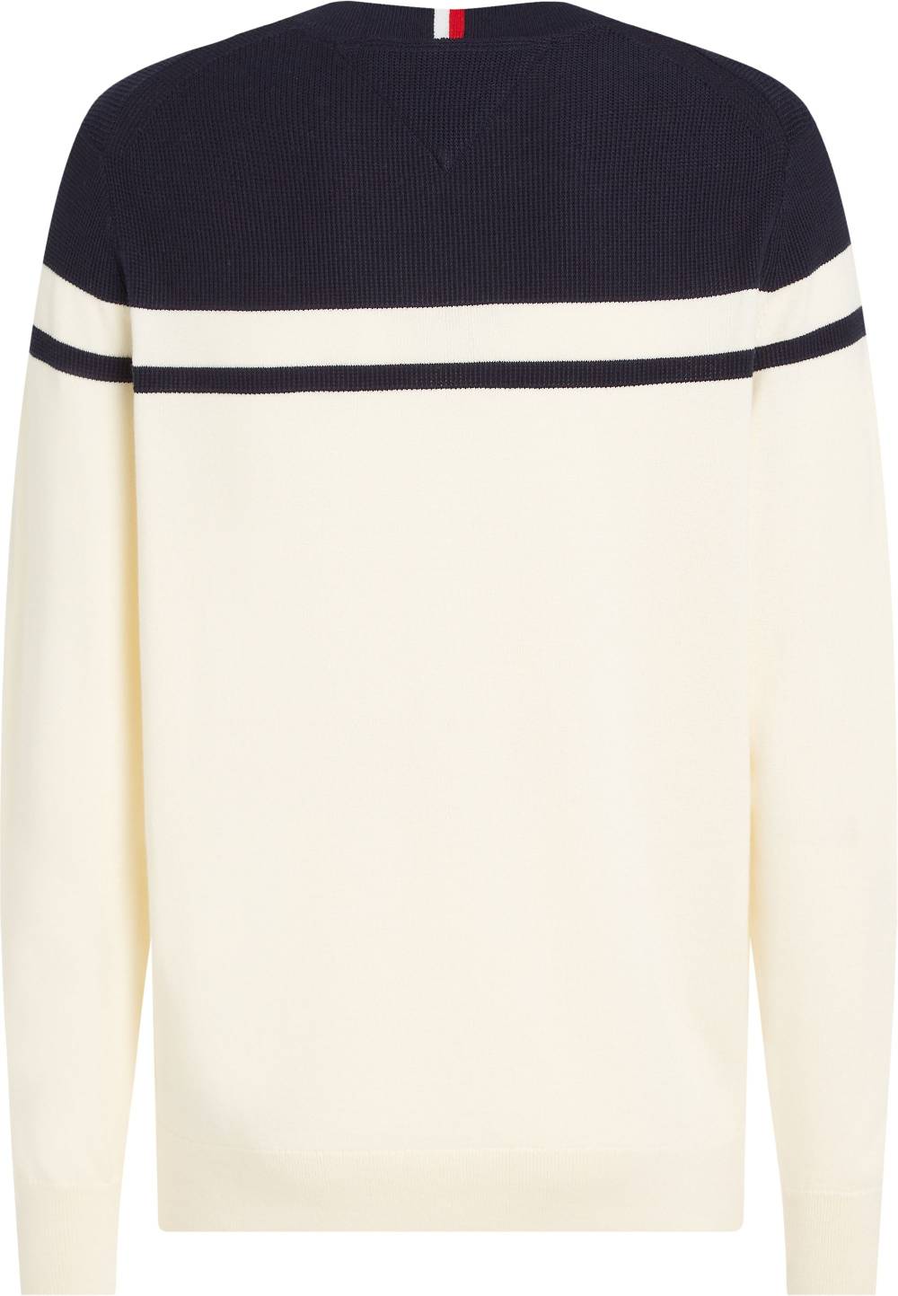 TOMMY HILFIGER  Felpa di Cotone Crema da Uomo Tommy Hilfiger Sconto