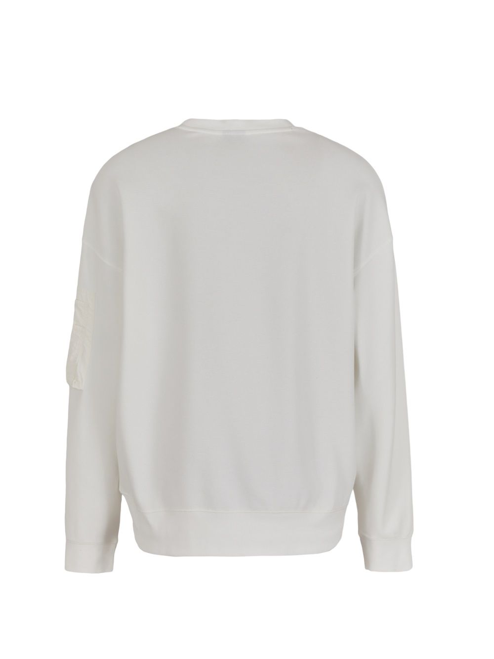 ARMANI EXCHANGE  Felpa Bianca in Cotone Misto Uomo Armani Exchange Offerta