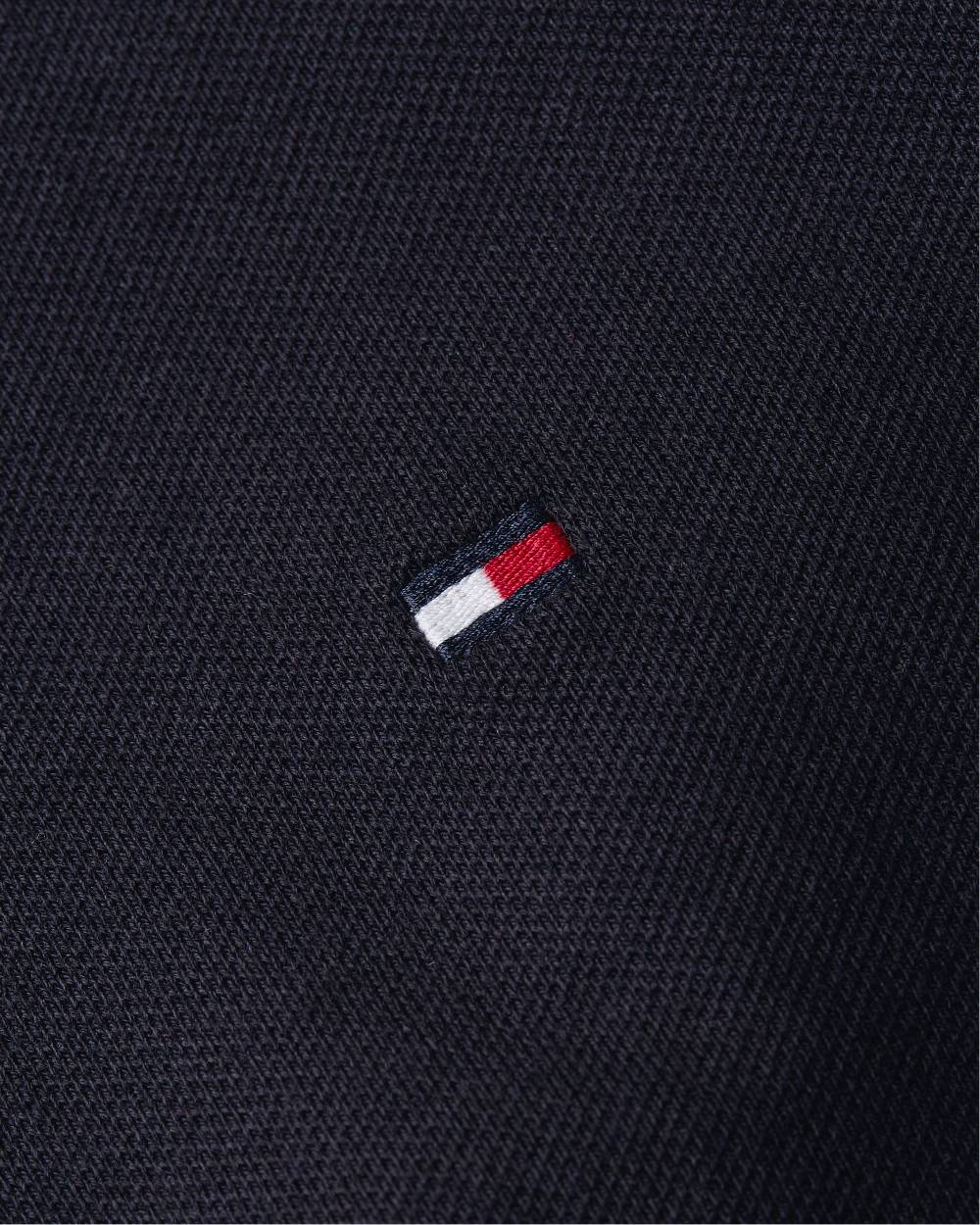 TOMMY HILFIGER  Polo Slim Fit Blu Tommy Hilfiger - Misto Cotone Outlet