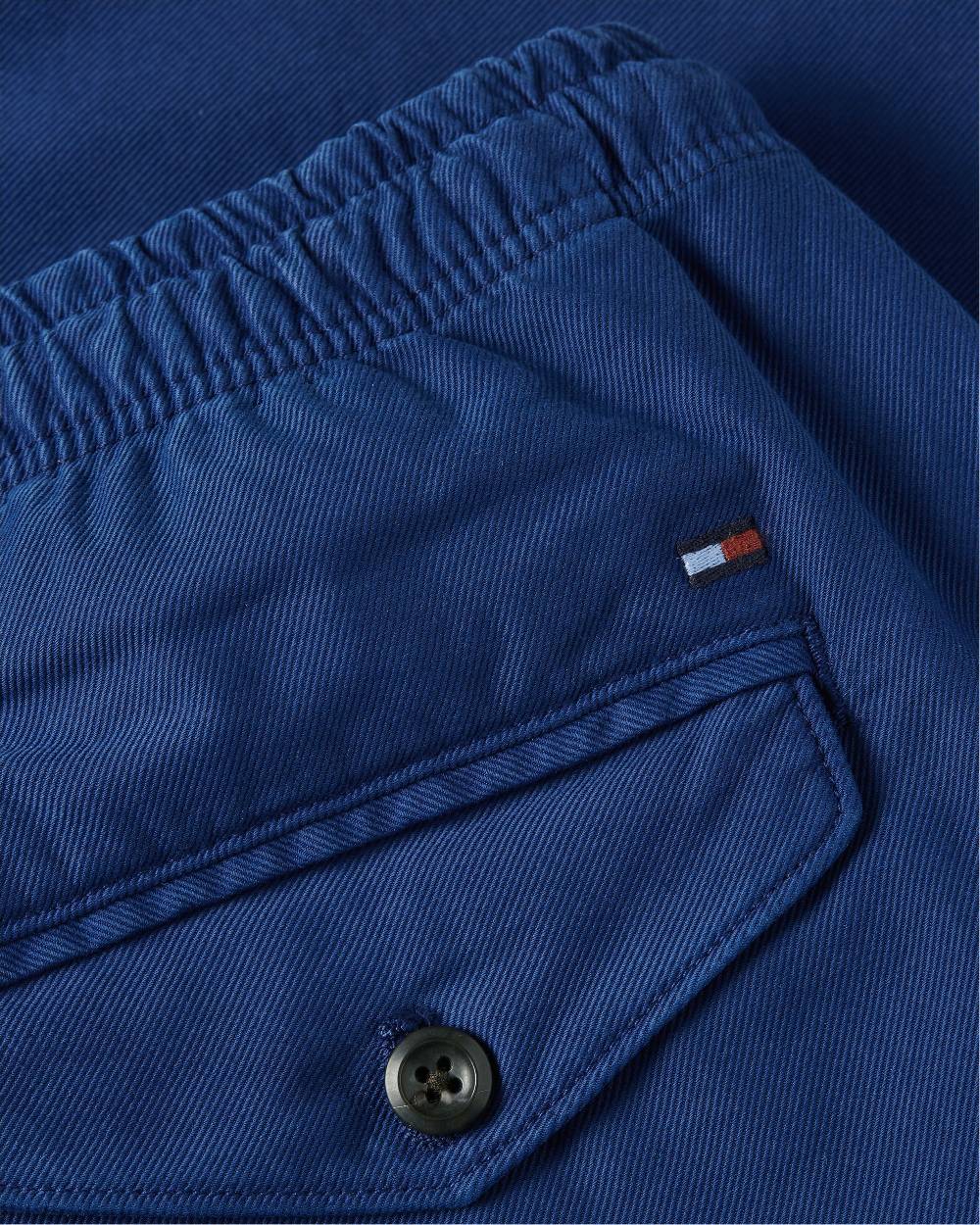 TOMMY HILFIGER  Bermuda Stretch Cotone Blu Uomo Tommy Hilfiger In Vendita