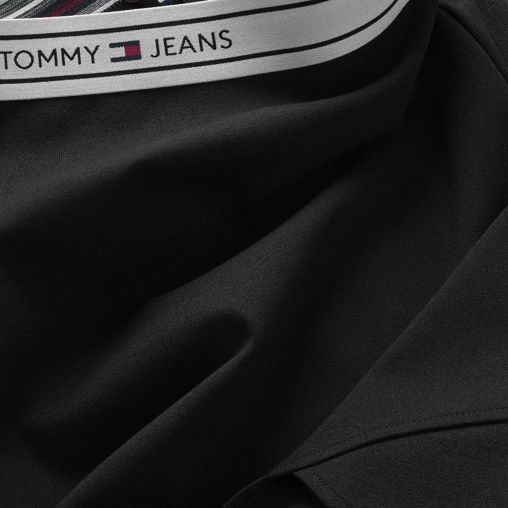 TOMMY JEANS  Gonna Nera Tommy Jeans - Tessuto Elasticizzato Viscosa Donna Negozio