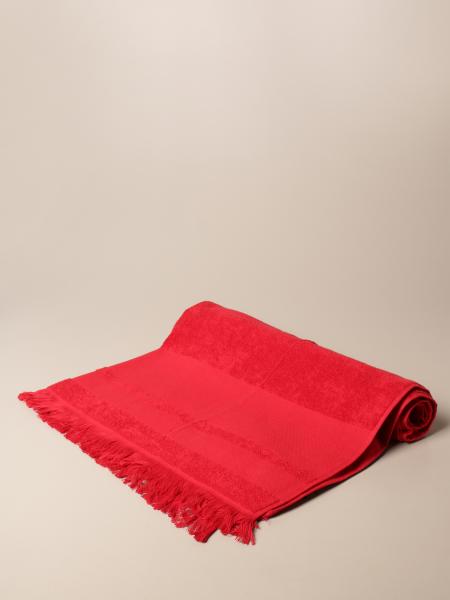COLMAR  Asciugamano da Spiaggia Rosso in Cotone Unisex Colmar con Frange Promozione Limitata