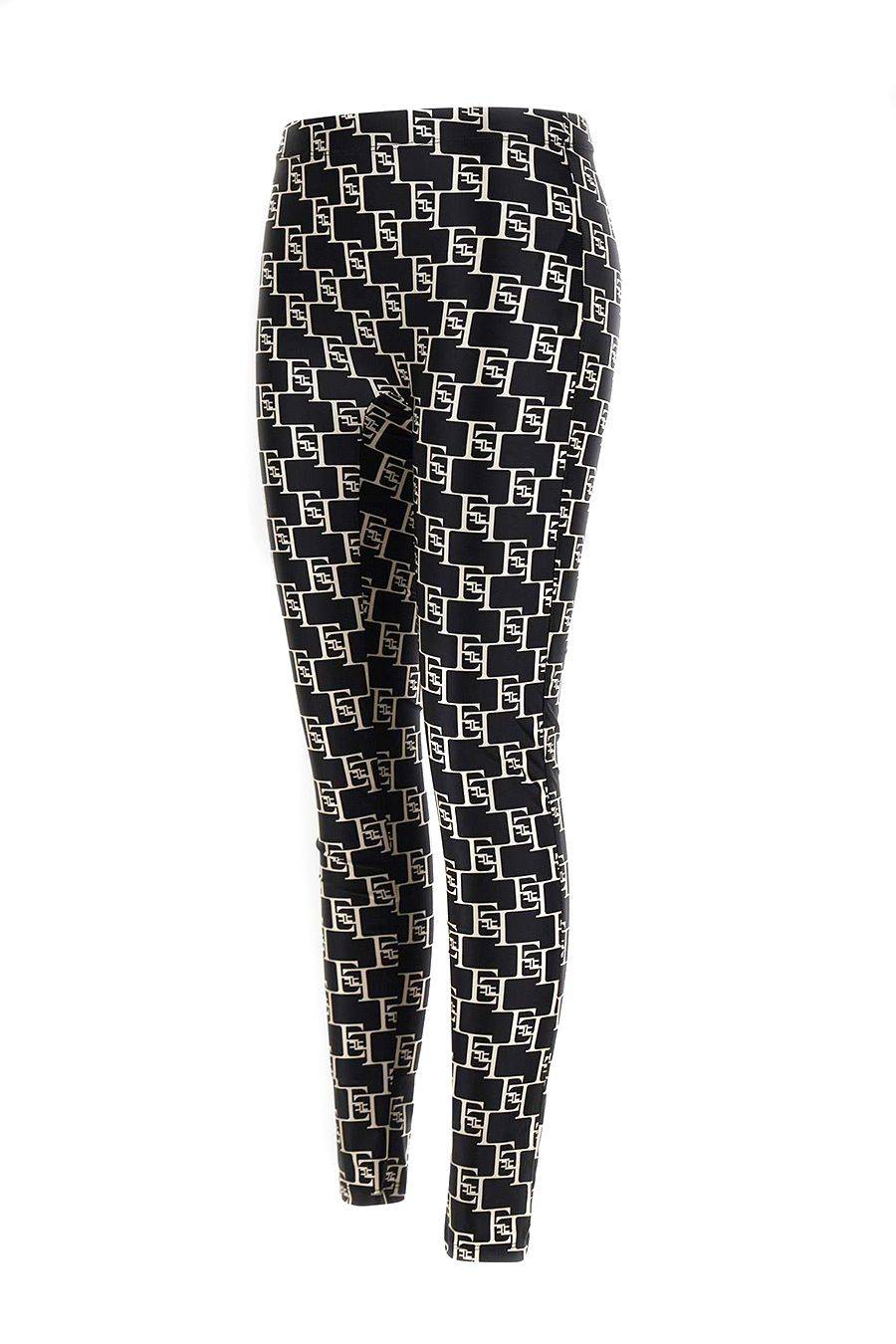 ELISABETTA FRANCHI  Pantaloni Multicolor da Donna Elisabetta Franchi in Poliestere Sconto