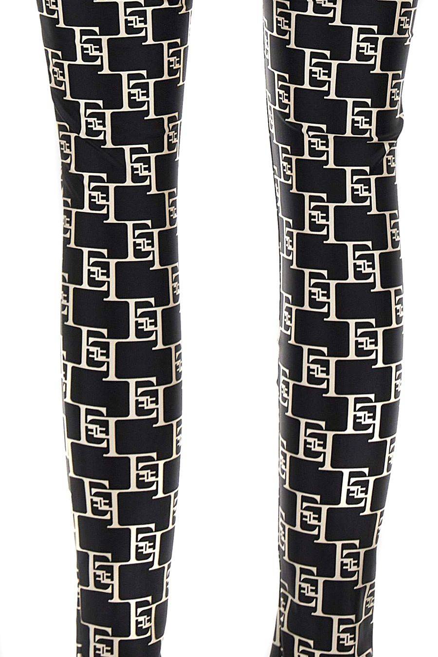 ELISABETTA FRANCHI  Pantaloni Multicolor da Donna Elisabetta Franchi in Poliestere Sconto