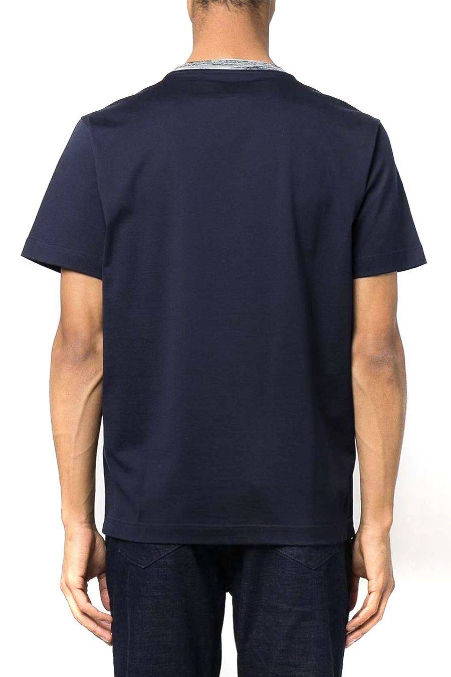 MISSONI  Polo di Cotone Blu Scuro Uomo Missoni UC22SL01-BJ0002-AS70WR Offerta