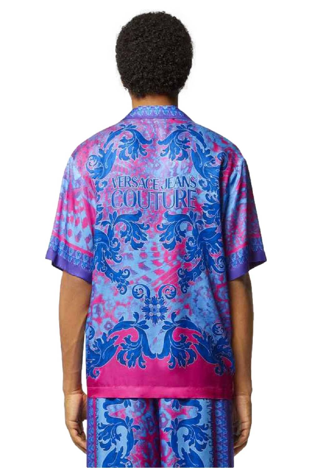 VERSACE JEANS COUTURE  Camicia Uomo Multicolore in Viscosa Versace Jeans Couture Online