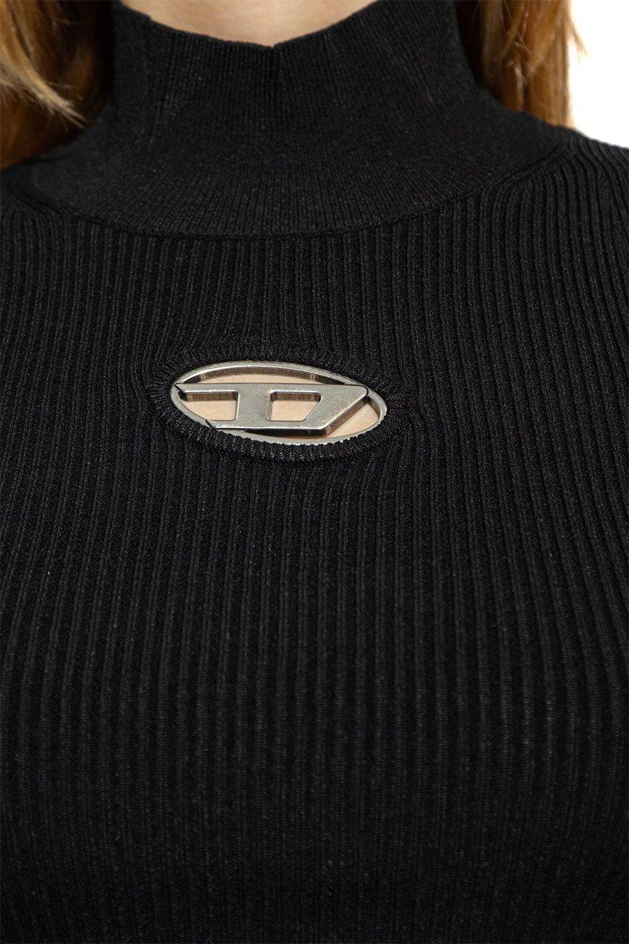 DIESEL  Top Nero in Cotone Diesel da Donna - A13020 0DLAX9XX Saldi