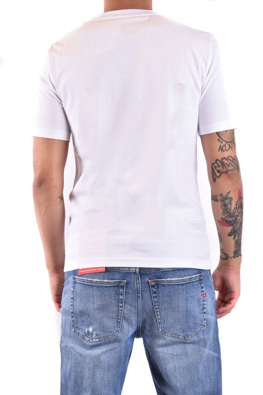 MOSCHINO  Polo Bianca in Cotone da Uomo Moschino A0702 20391001 Offerte