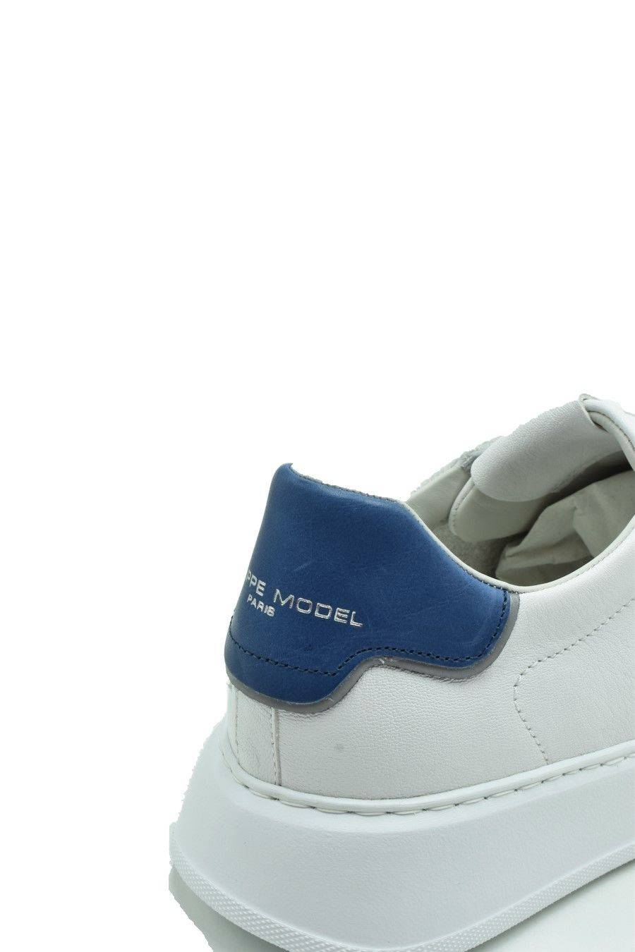PHILIPPE MODEL  Sneakers Philippe Model Uomo in Pelle Bianca BTLUWX13 Vendita Calda