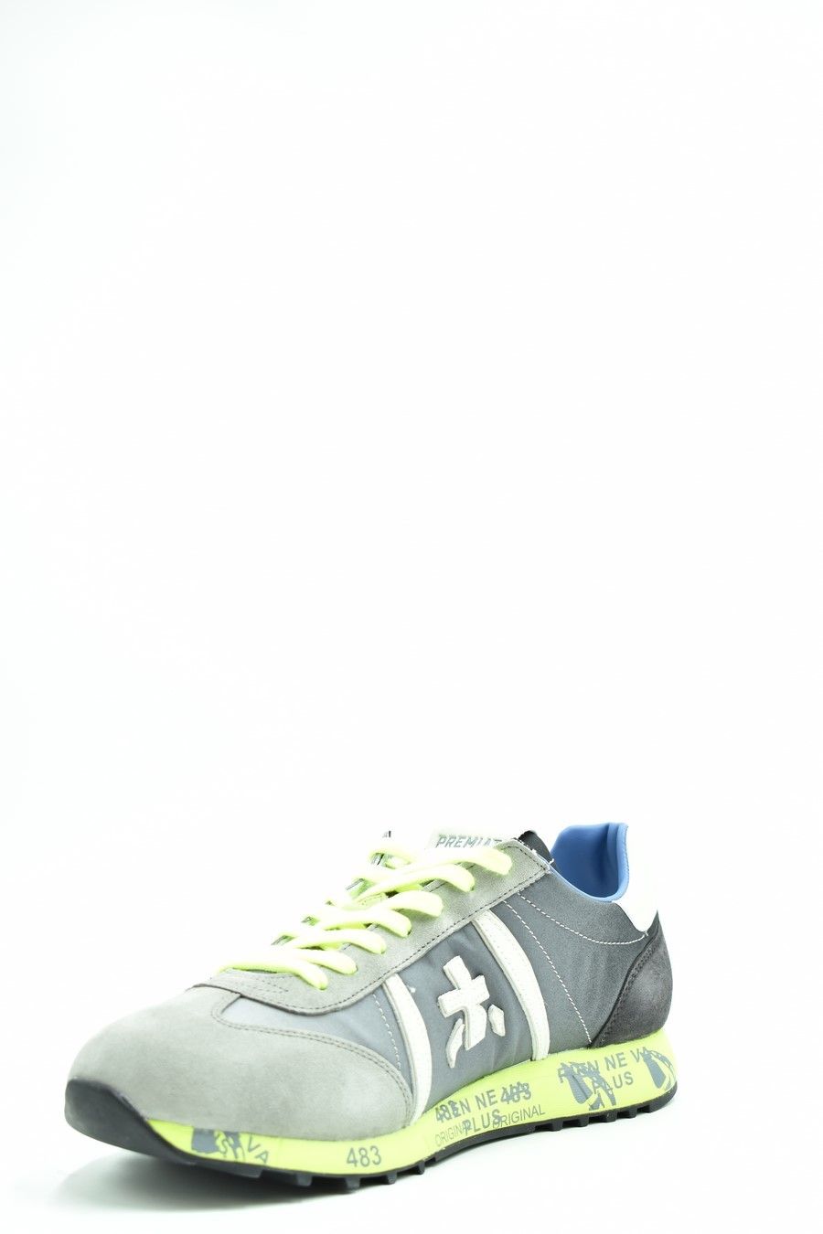 PREMIATA  Sneakers di Pelle Multicolore Premiata Lucy per Uomo Vendite Flash