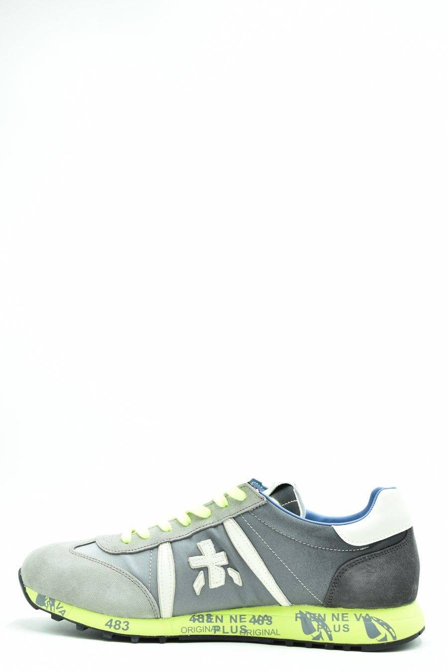 PREMIATA  Sneakers di Pelle Multicolore Premiata Lucy per Uomo Vendite Flash