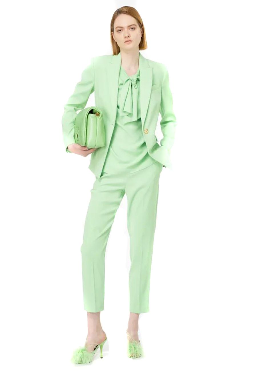 PINKO  Pantaloni PINKO Multicolore da Donna - 65% Acetato 35% Poliestere Negozio