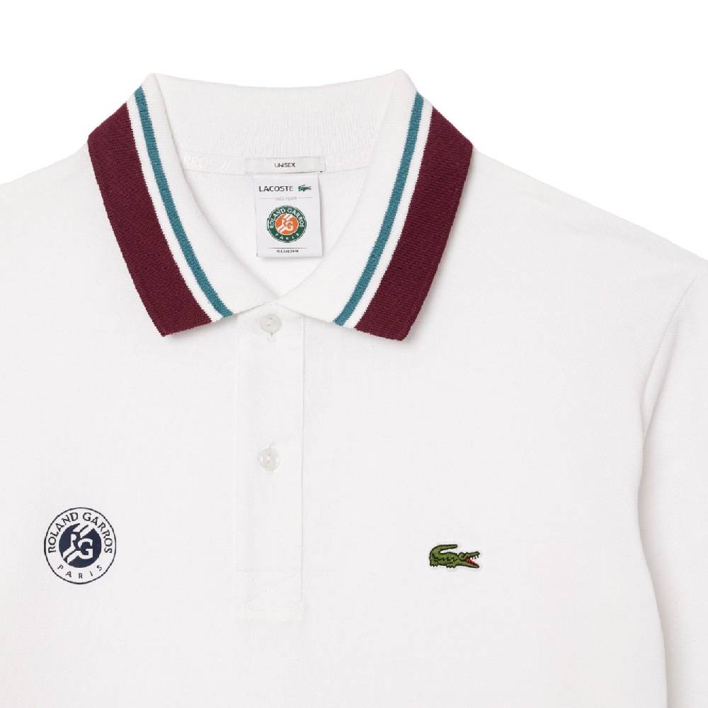LACOSTE  Polo Lacoste Uomo Cotone Bianco Moda