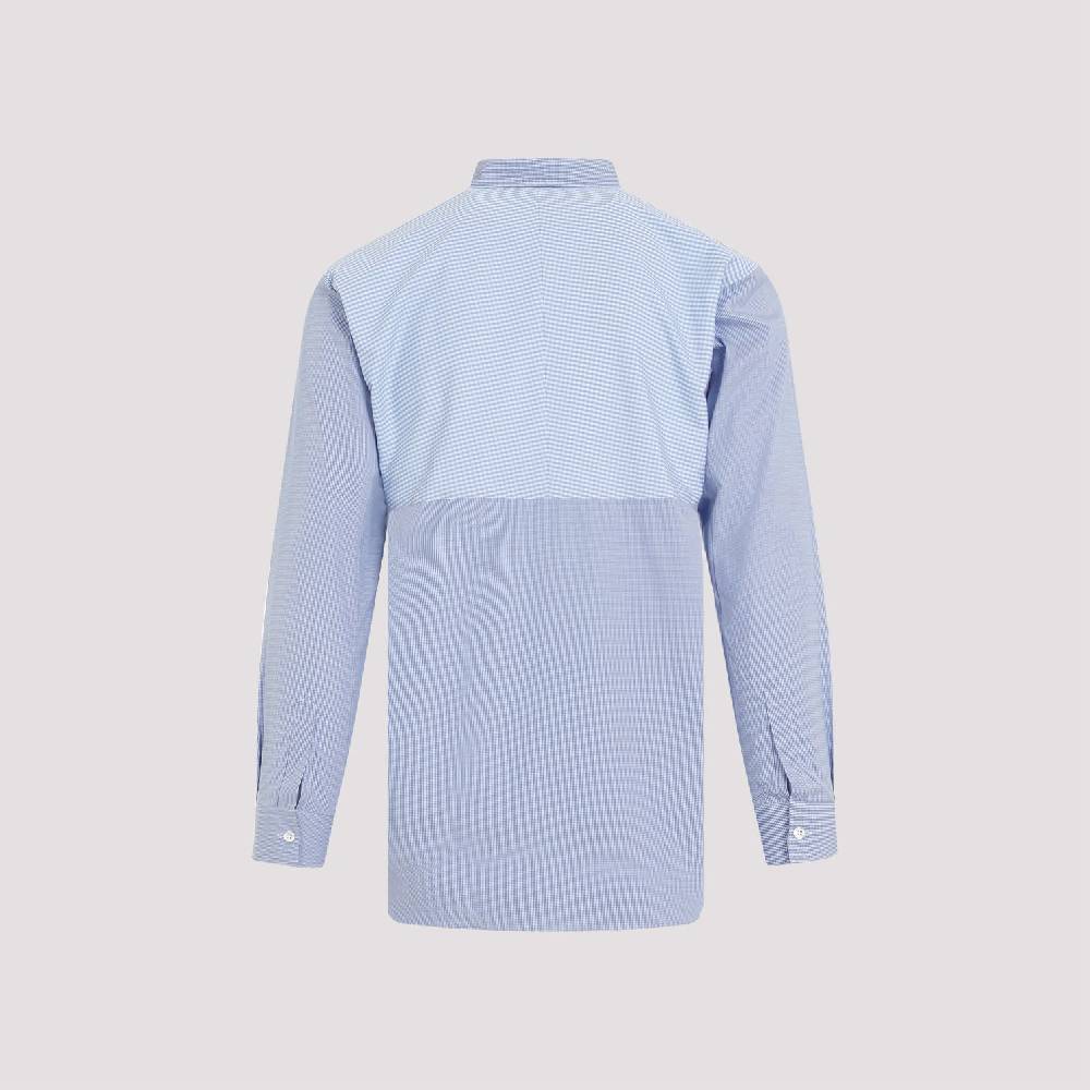 COMME DES GARÇONS SHIRT  Camicia a Righe Blu Cotone Comme Des Garçons Uomo Italy
