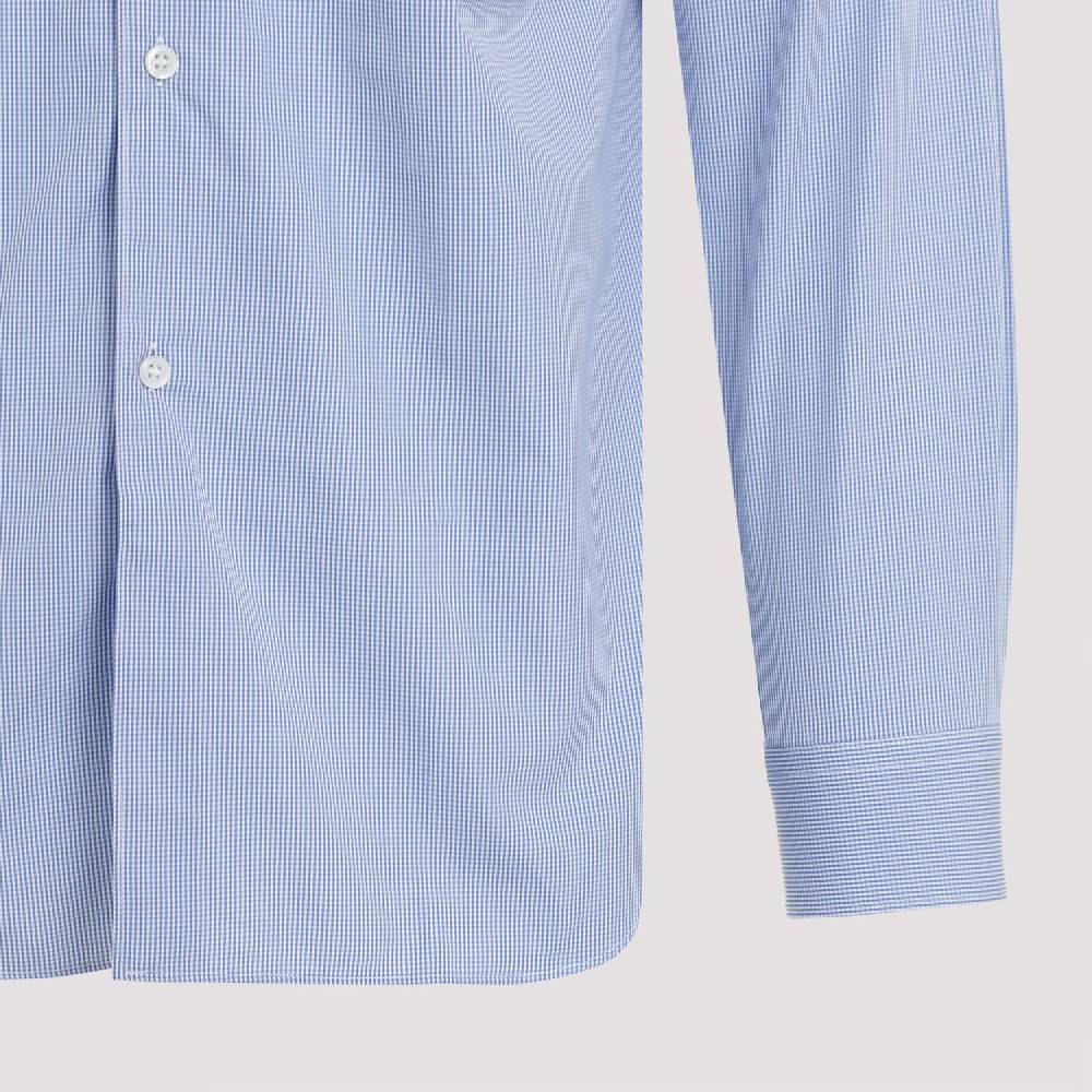 COMME DES GARÇONS SHIRT  Camicia a Righe Blu Cotone Comme Des Garçons Uomo Italy