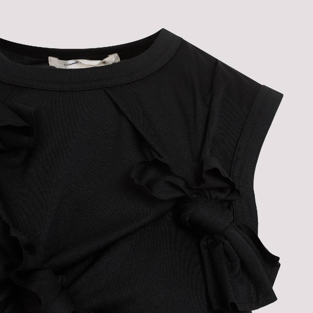 COMME DES GARÇONS  Top Senza Maniche Nero Annodato Comme des Garçons - Poliestere Italia