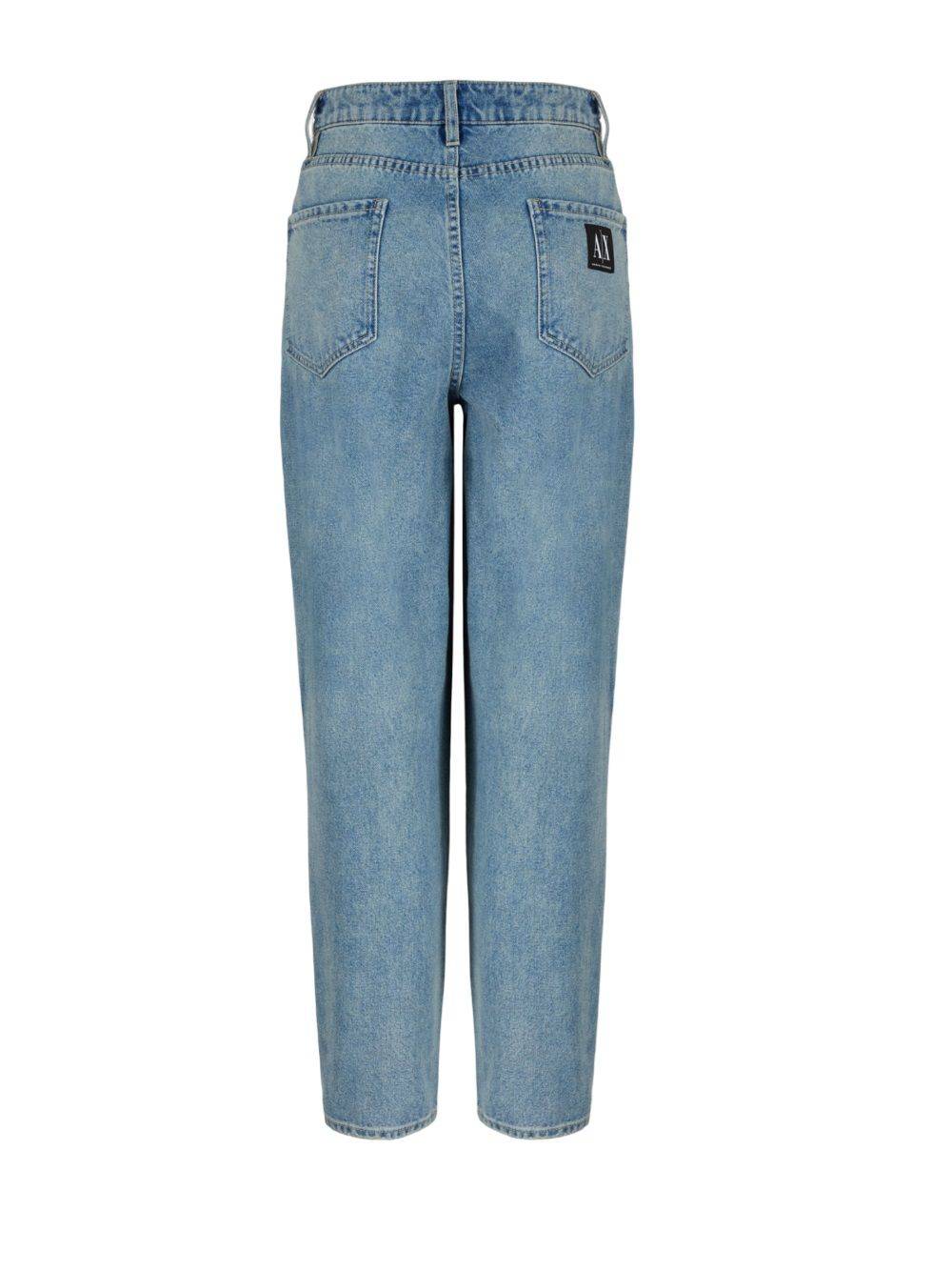 ARMANI EXCHANGE  Jeans di Cotone Blu da Donna Armani Exchange 2025