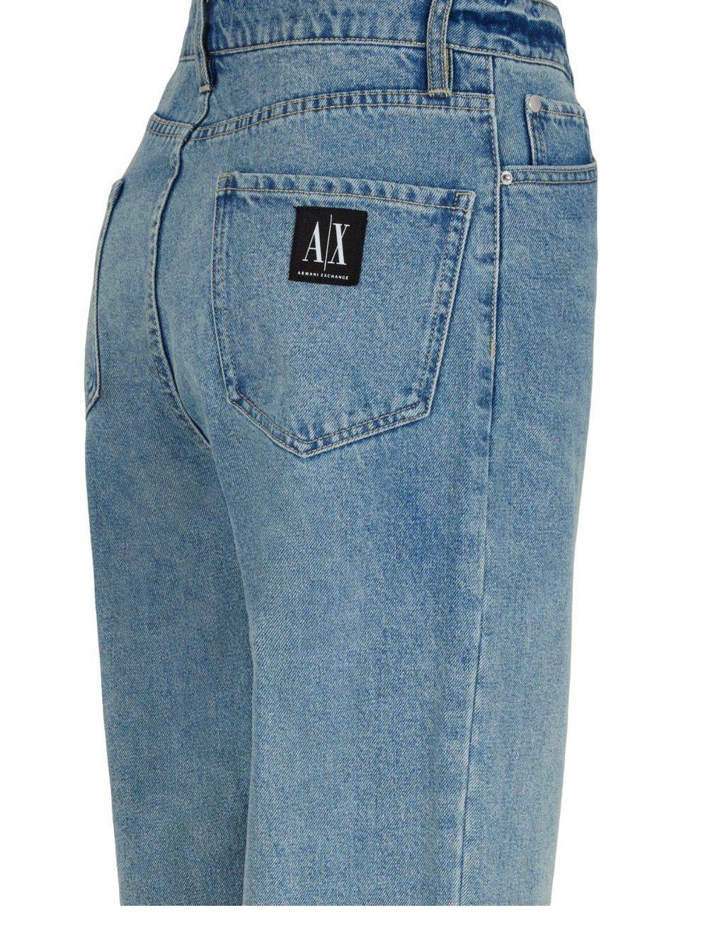 ARMANI EXCHANGE  Jeans di Cotone Blu da Donna Armani Exchange 2025