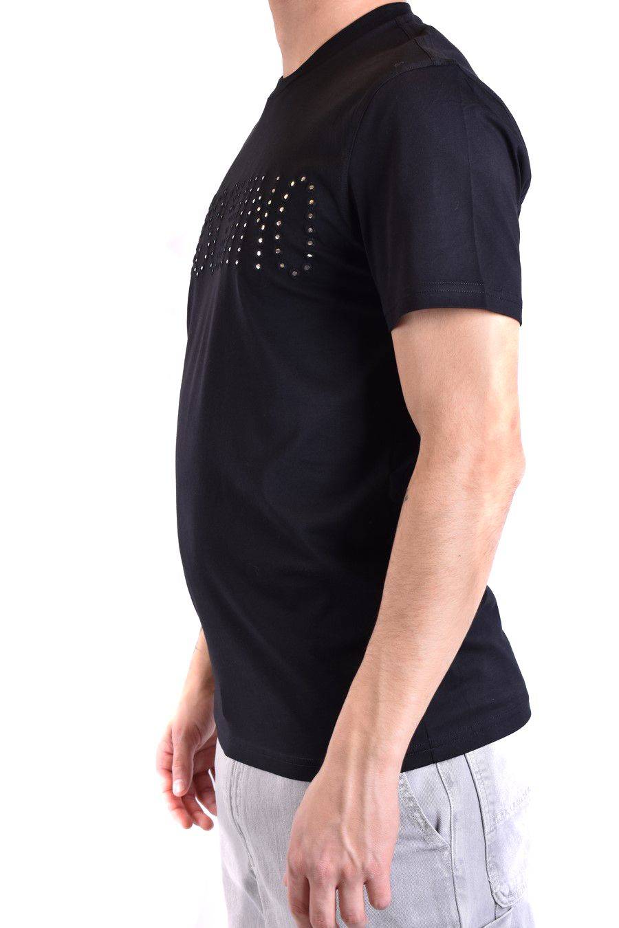 MOSCHINO  T-Shirt Classica in Cotone Nero Moschino Uomo Soddisfazione Garantita