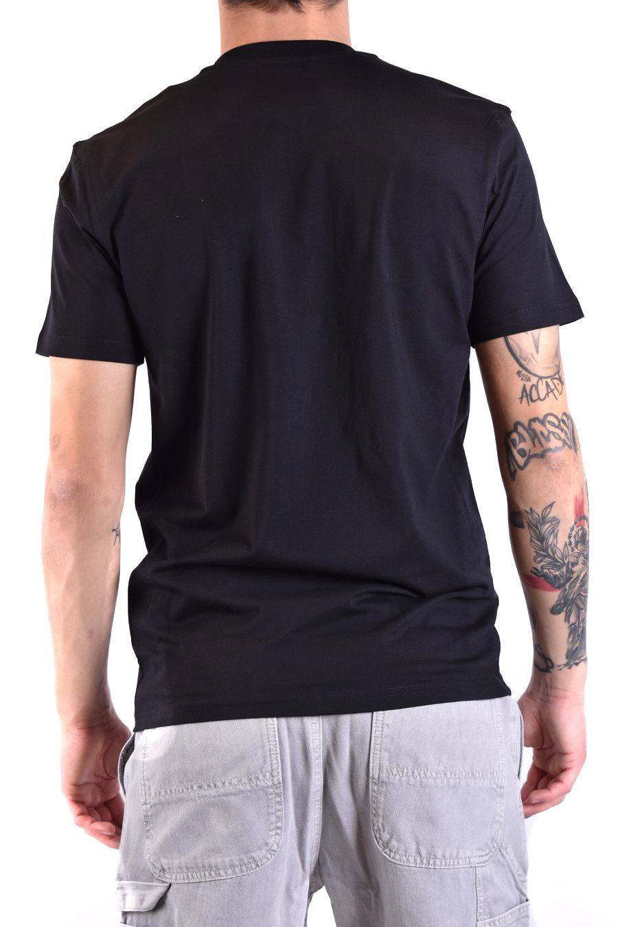 MOSCHINO  T-Shirt Classica in Cotone Nero Moschino Uomo Soddisfazione Garantita
