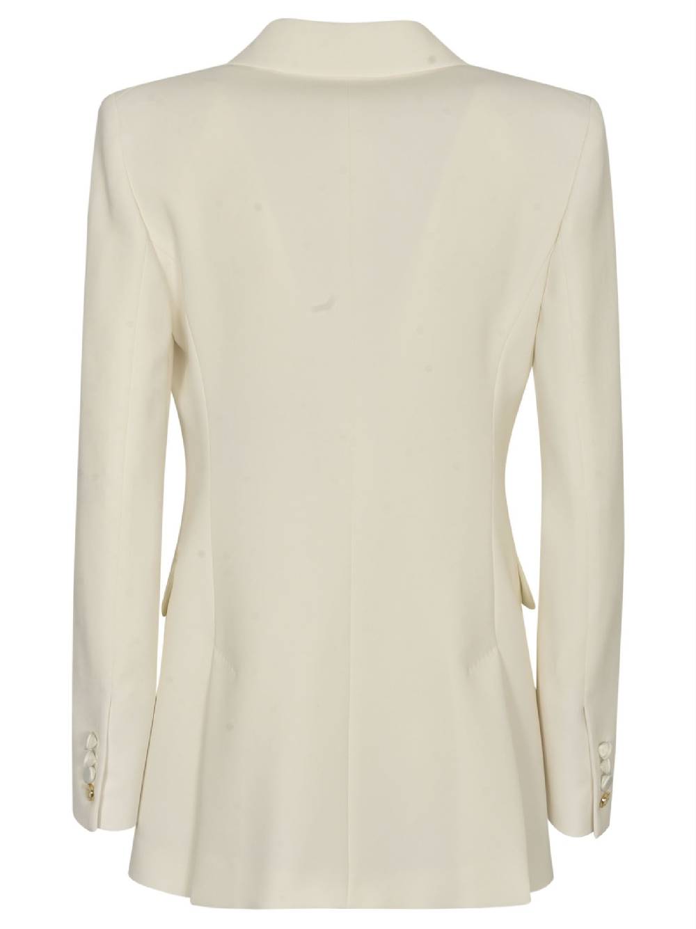 MAX MARA PIANOFORTE  Giacca in Crepe Satin Bianco Max Mara Pianoforte Negozi Online