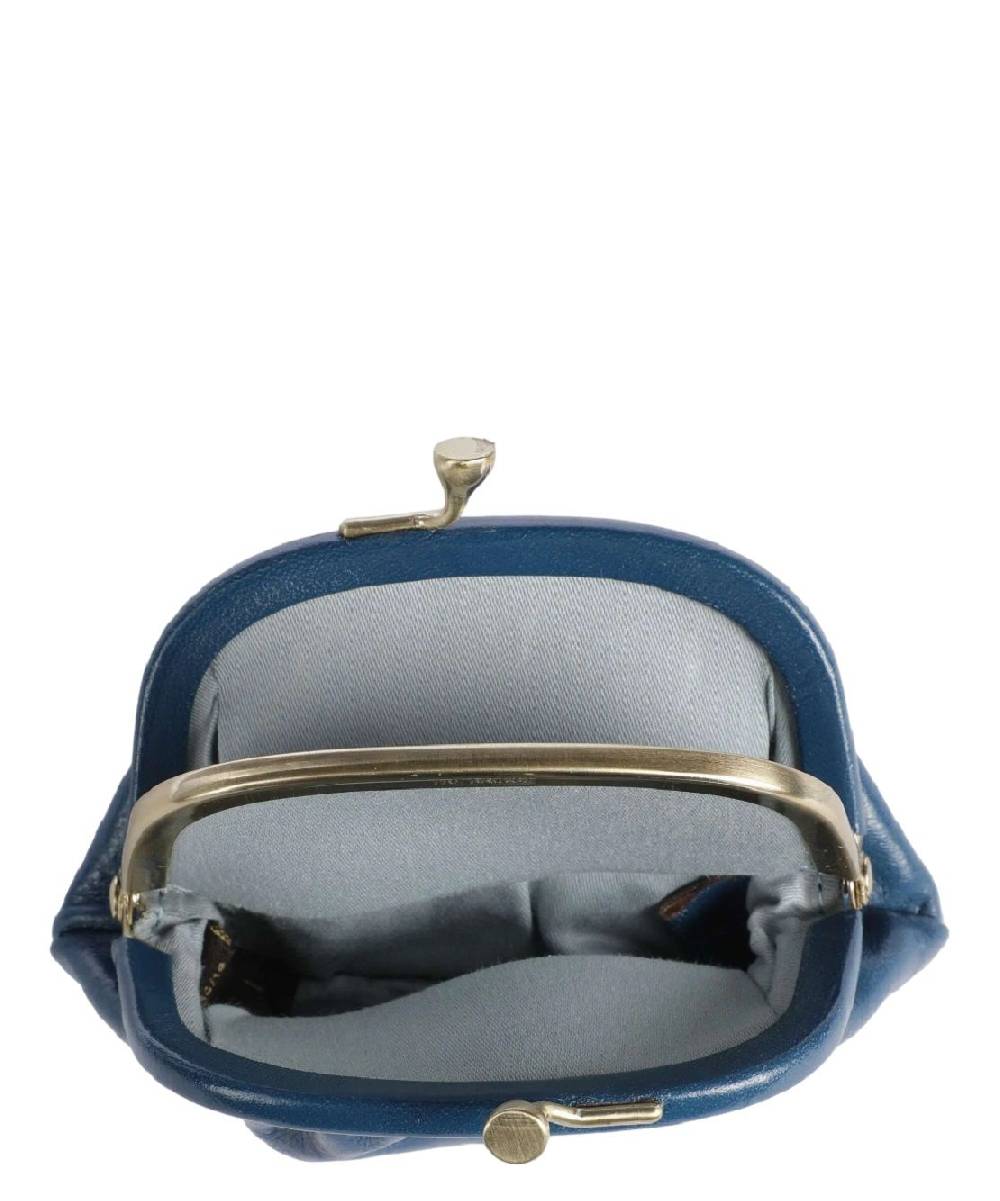 THE BRIDGE  Portamonete Elegante in Pelle Blu di The Bridge Promozione Limitata
