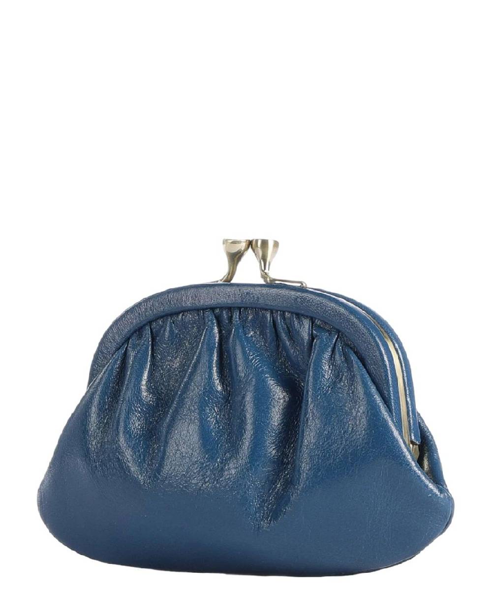 THE BRIDGE  Portamonete Elegante in Pelle Blu di The Bridge Promozione Limitata