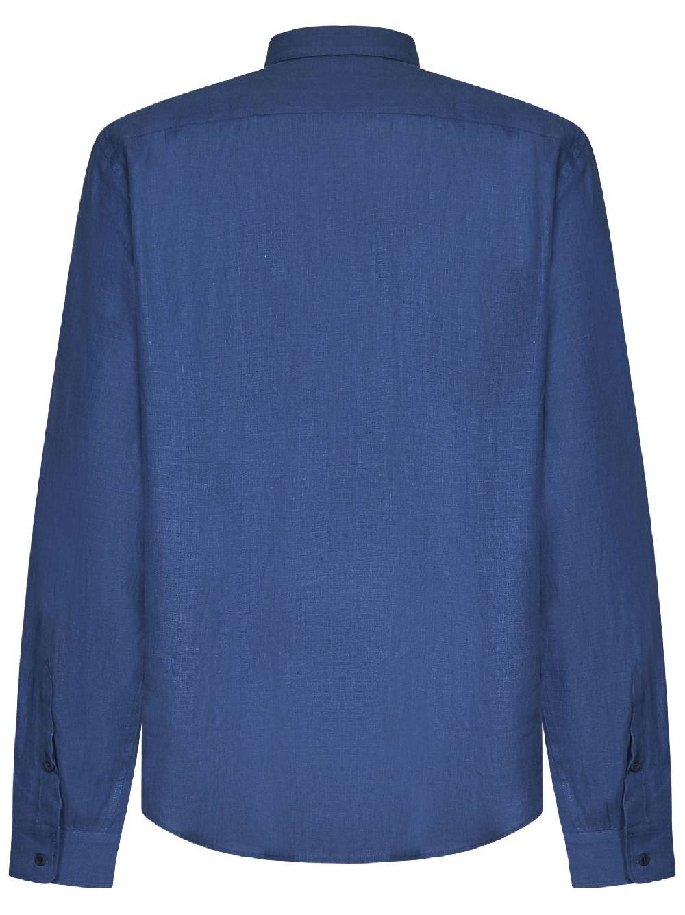 SEASE  Camicia Classica SEASE Blu Reale in Lino da Uomo Prezzo Ridotto