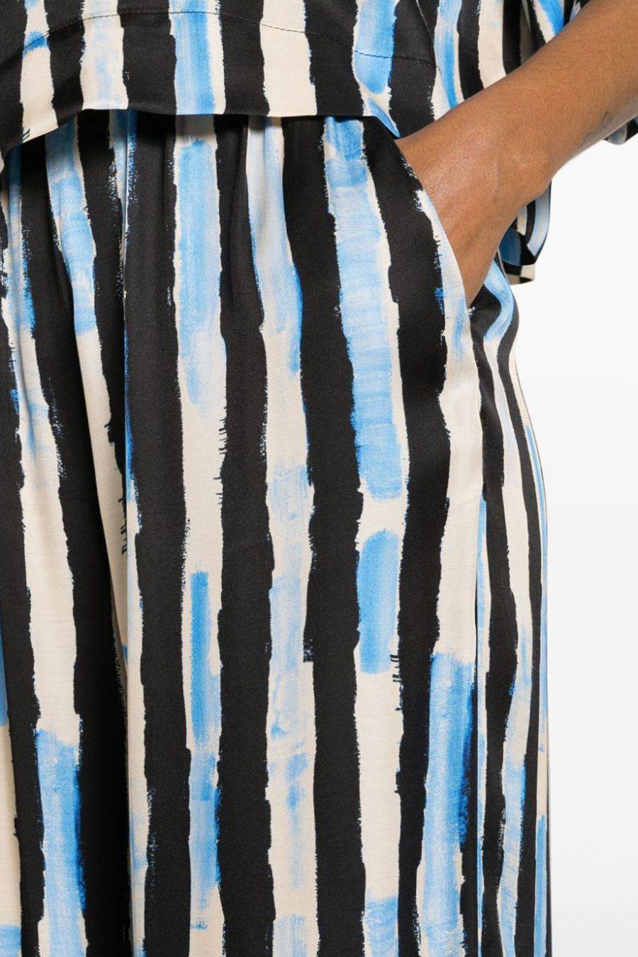PINKO  Pantaloni Poliestere Multicolore Donna PINKO Saldi Di Fabbrica