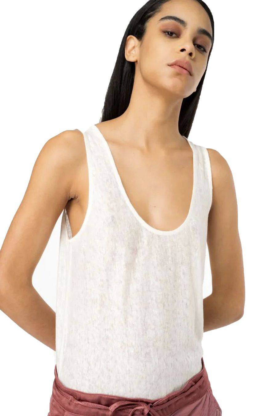 PINKO  Top PINKO Viscosa Bianco da Donna Presa