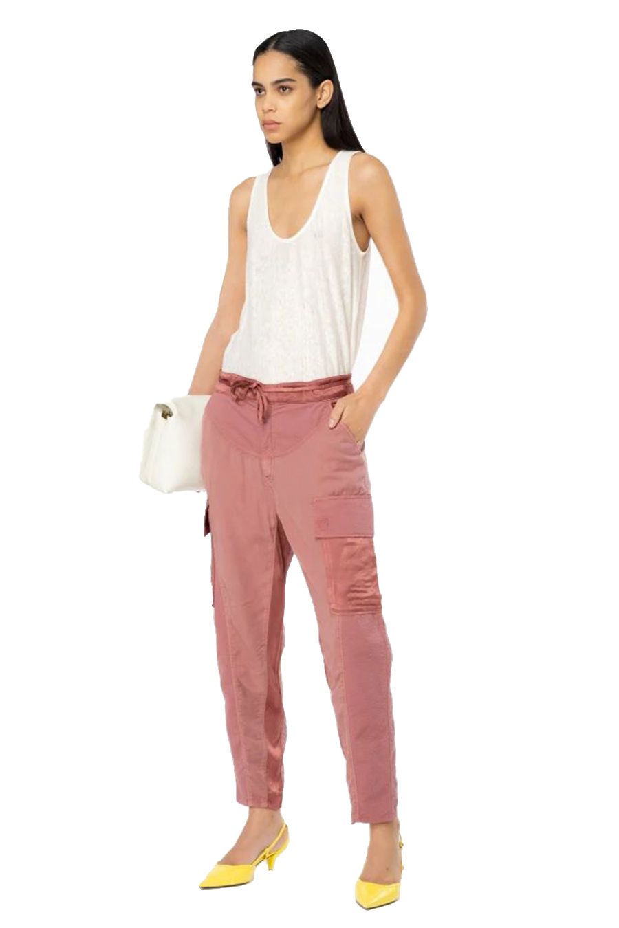 PINKO  Top PINKO Viscosa Bianco da Donna Presa