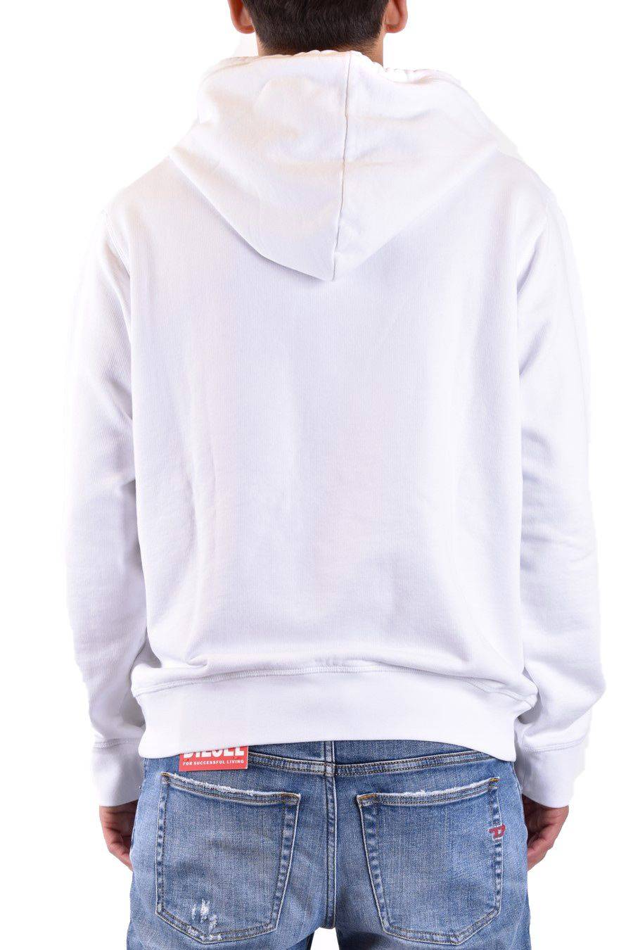 DSQUARED2  Felpa di Cotone Bianca da Uomo DSQUARED2 S74GU0754 Vendita Economica