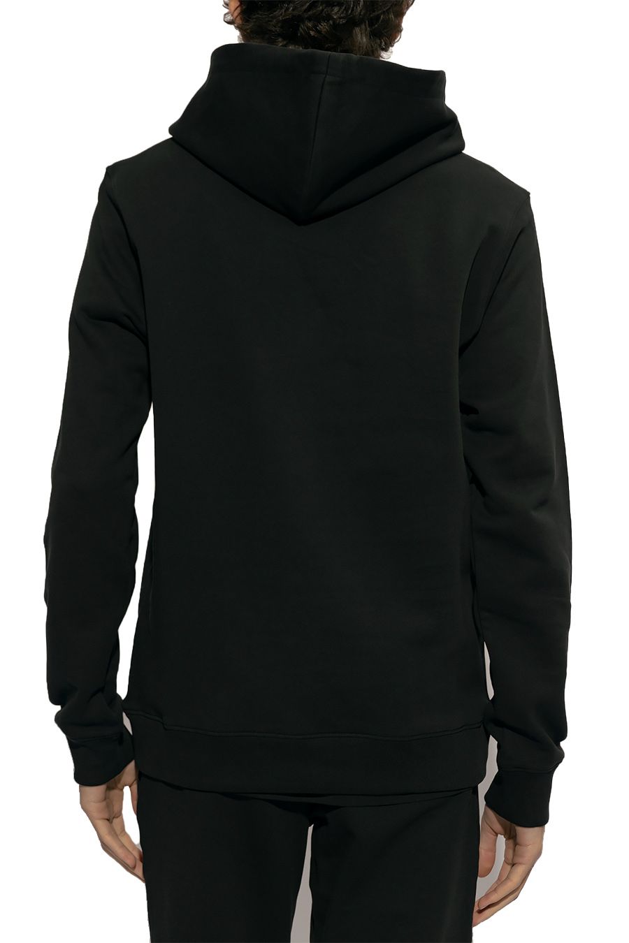 MOSCHINO  Felpa di Cotone Nero Uomo Moschino V1727 Saldi Di Fabbrica