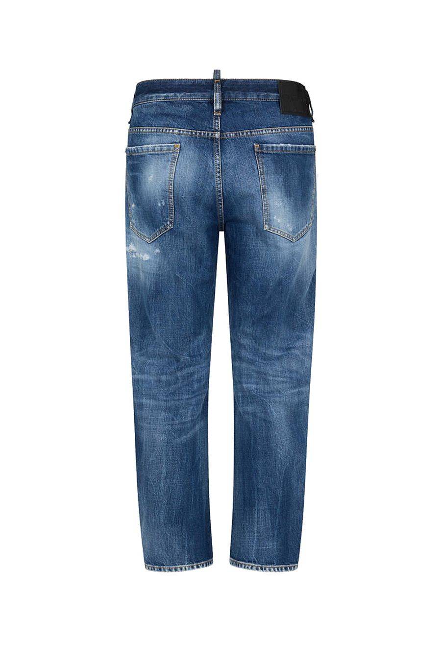 DSQUARED2  Jeans Blu Uomo DSQUARED2 Tessuto Misto Poliestere Cotone Vendite Flash