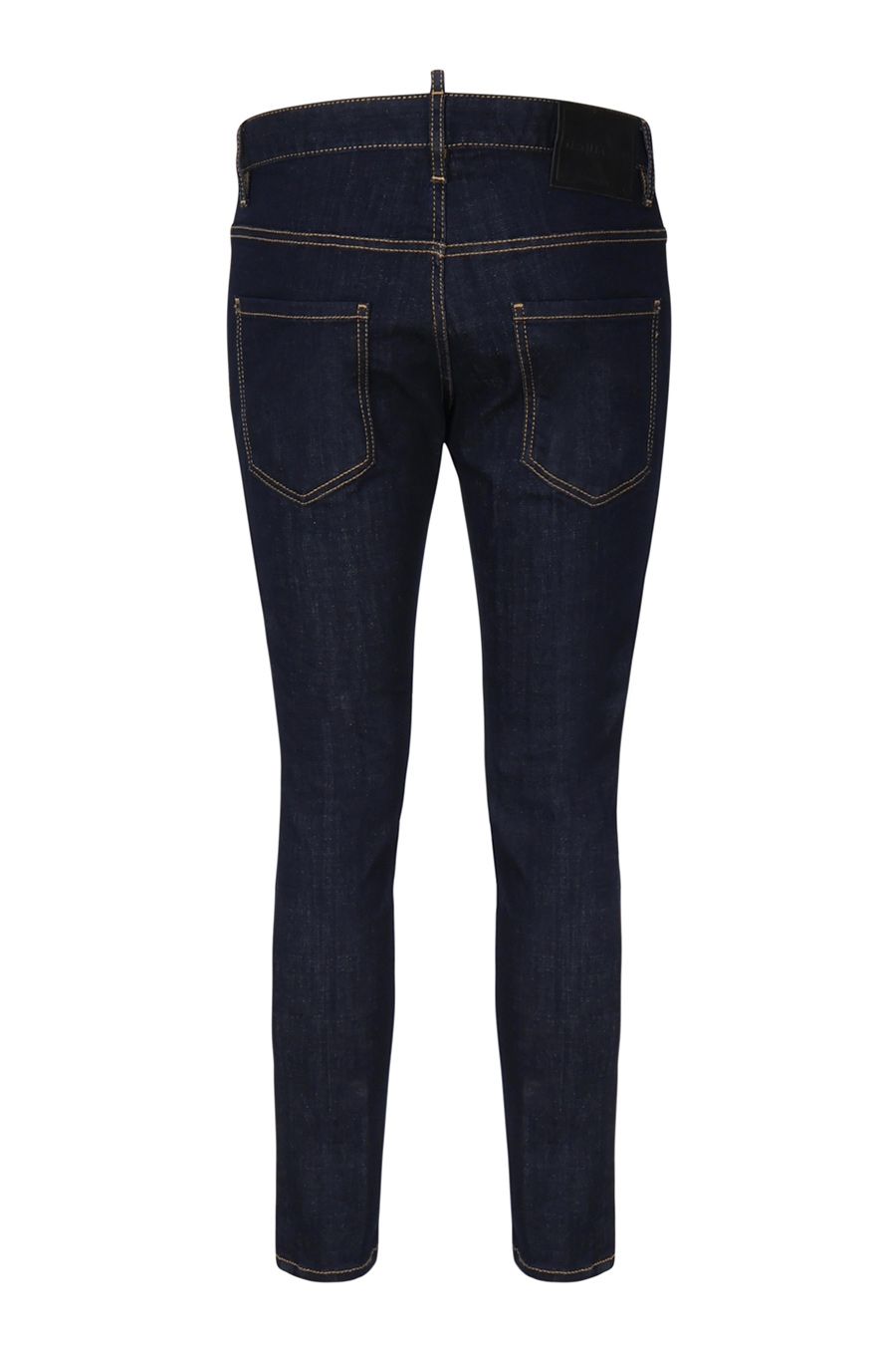 DSQUARED2  Jeans Blu in Cotone Elasticizzato DSQUARED2 da Uomo S74LB1425 In Saldo