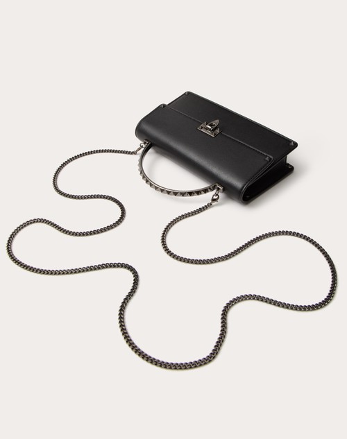 Red Valentino MINI BORSA A MANO ROCKSTUD IN VITELLO Affare Del Giorno