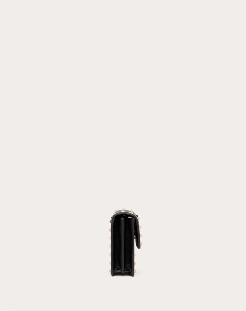 Red Valentino POUCH CON CATENA ROCKSTUD IN VITELLO GRANATO Sottocosto