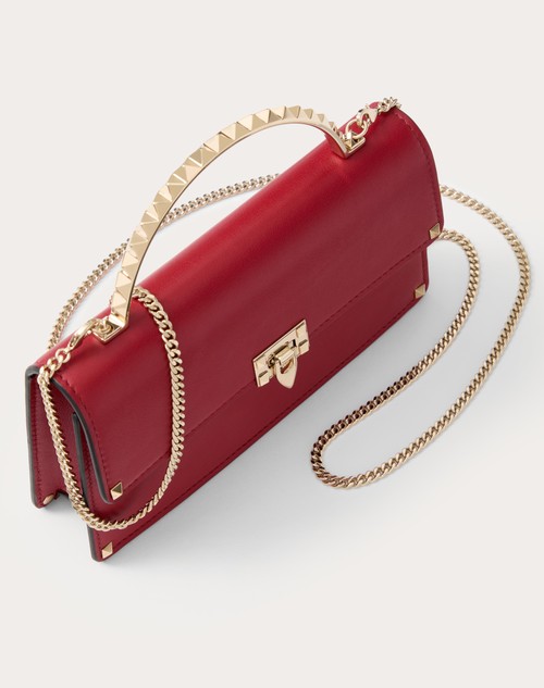 Red Valentino MINI BORSA A MANO ROCKSTUD IN VITELLO Convenienza