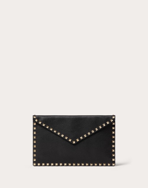 Red Valentino POUCH ROCKSTUD IN VITELLO GRANATO Outlet