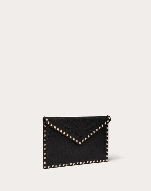 Red Valentino POUCH ROCKSTUD IN VITELLO GRANATO Outlet
