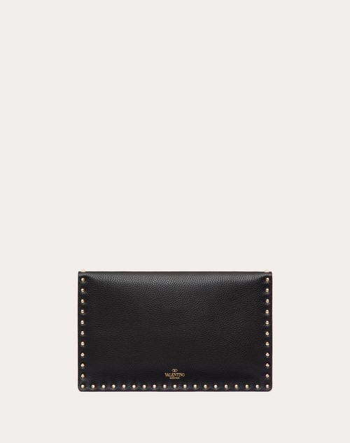 Red Valentino POUCH ROCKSTUD IN VITELLO GRANATO Outlet