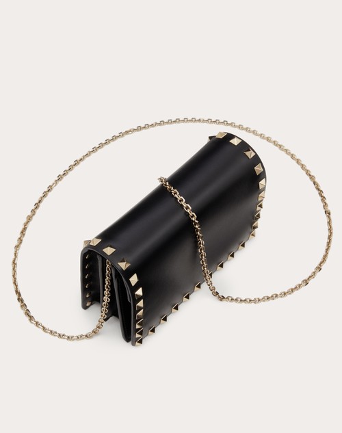 Red Valentino POUCH CON CATENA ROCKSTUD IN VITELLO Saldi
