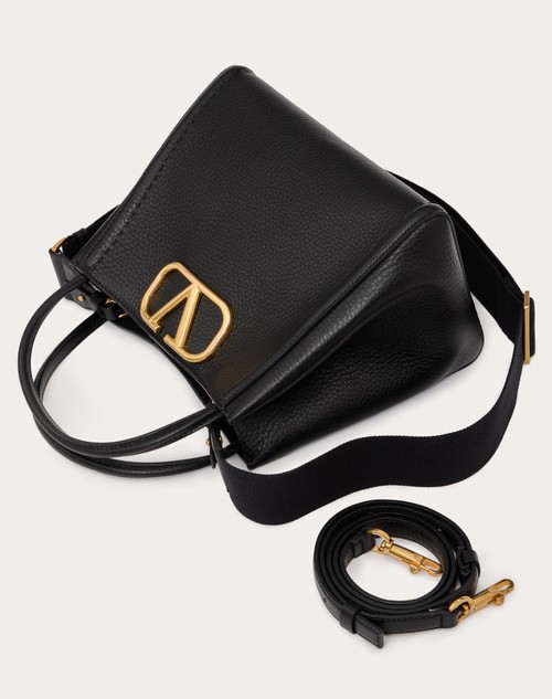 Red Valentino BORSA A MANO MEDIA VALENTINO GARAVANI ALLTIME IN VITELLO GRANATO Vendita